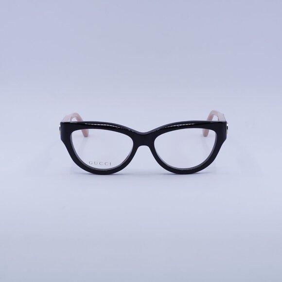 Gucci GG1665O 008 Eyeglasses Black/Nude 53mm Cat Eye Frame - Picture 4 of 12